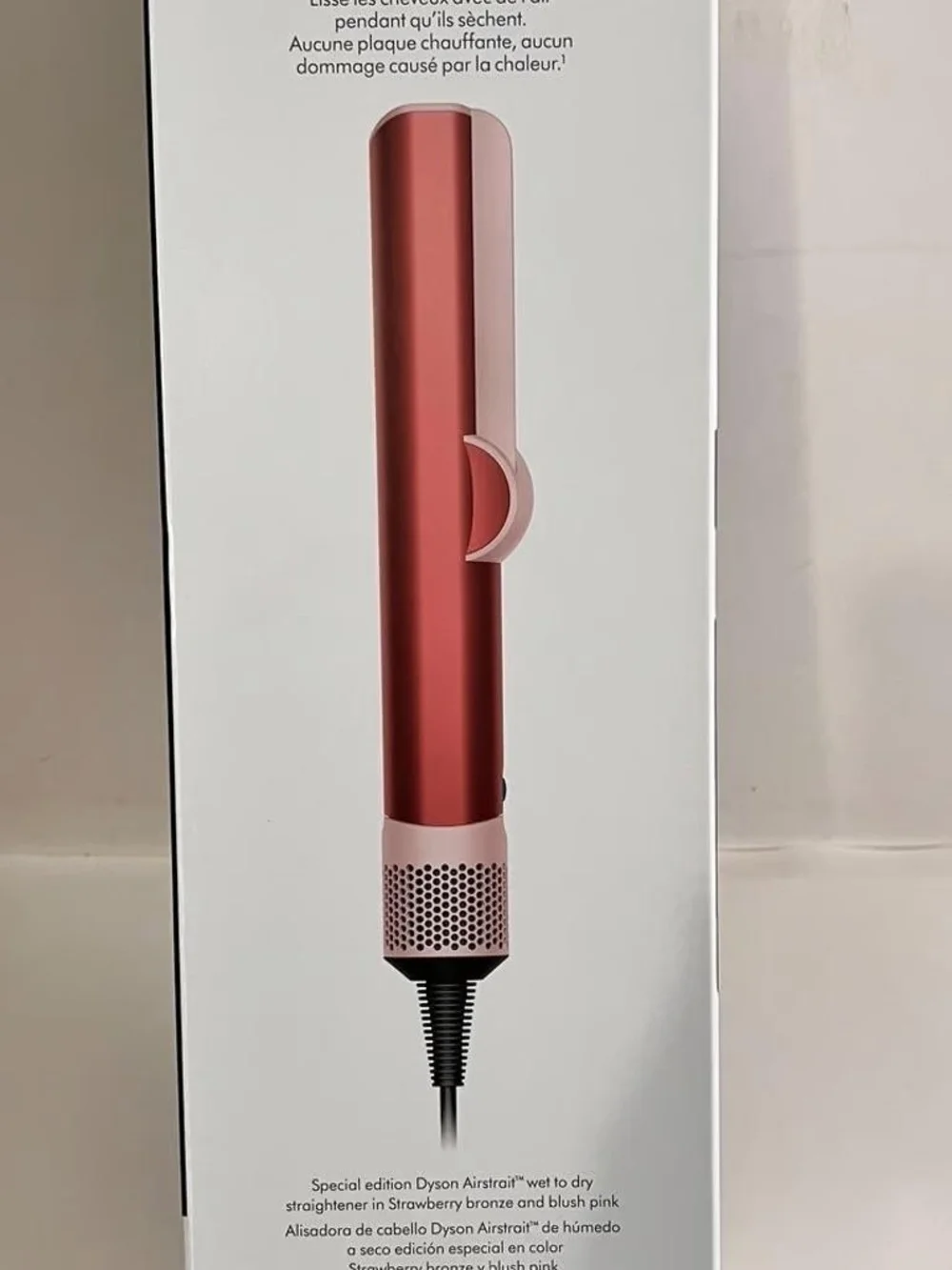 Dyson airstrait straightener MSRP $530 Pink / strawberry NIB w/ warranty